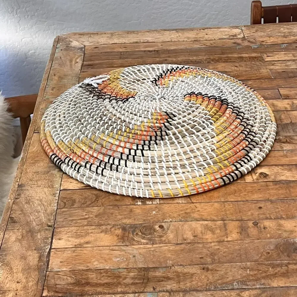 Handwoven Hanging Wall Basket 19.5